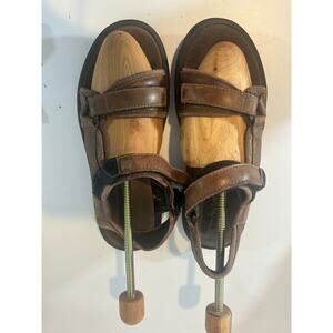 Teva Women's Original Brown Waterproof Leather Sandals Sz 7 Outdoor #6388